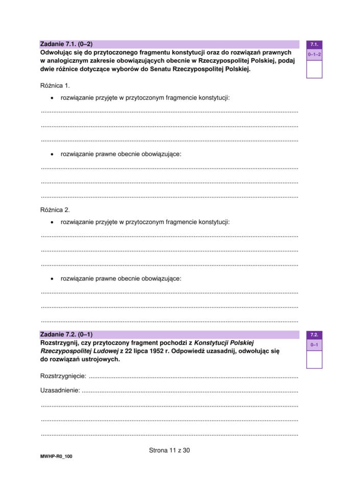 Matura 2026 z rozszerzonego WOS-u: arkusze CKE, poziom podstawowy [Formuła 2023] 12.05.2026