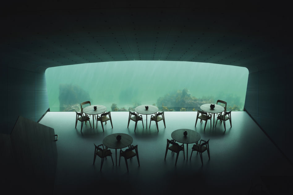 Restauracja Under w Norwegii 