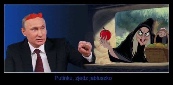Jedz Jabłka na złość Putinowi MEMY