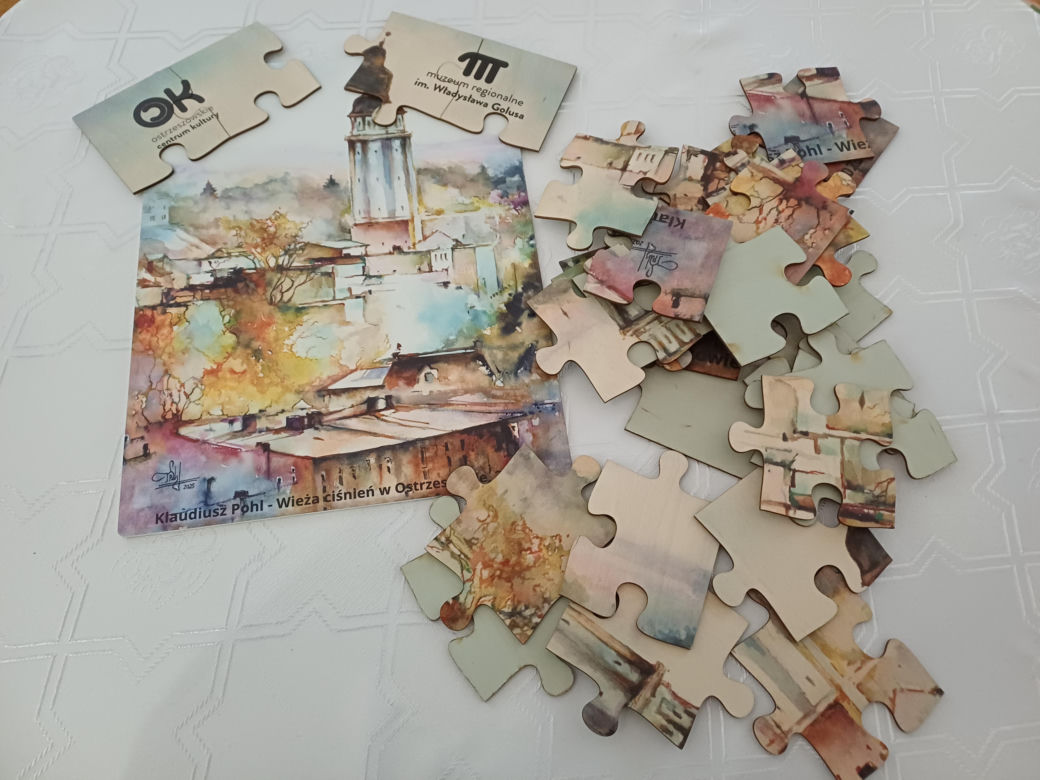Kolorowe puzzle z Ostrzeszowem!