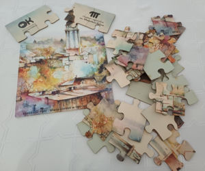 Kolorowe puzzle z Ostrzeszowem!