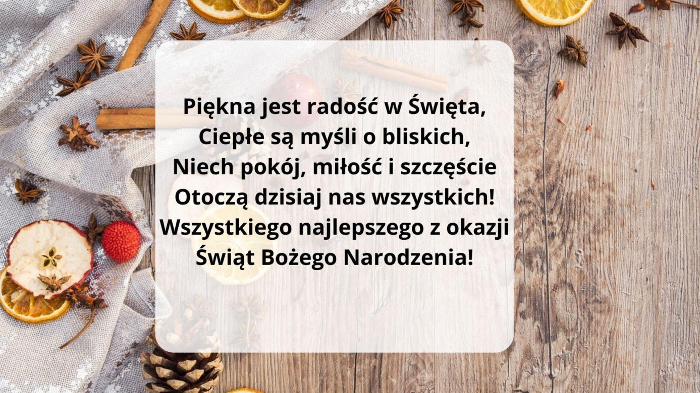 Boże Narodzenie 2023. Życzenia świąteczne, SMS, krótkie wierszyki