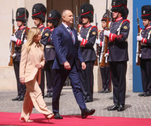 Marta Nawrocka we Włoszech