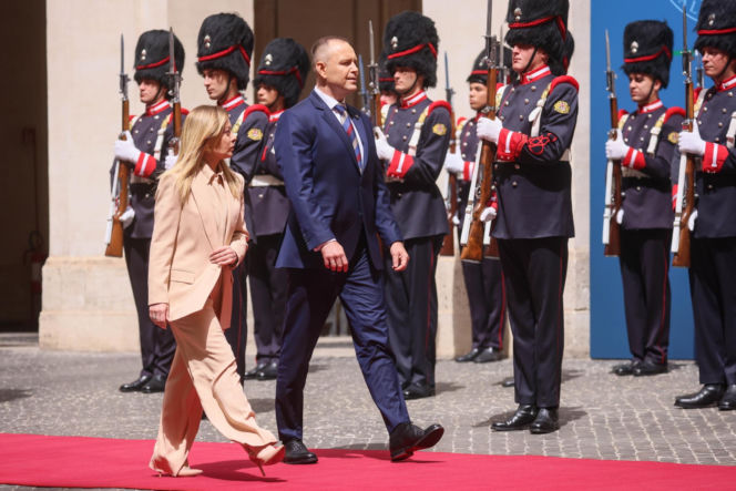 Marta Nawrocka we Włoszech