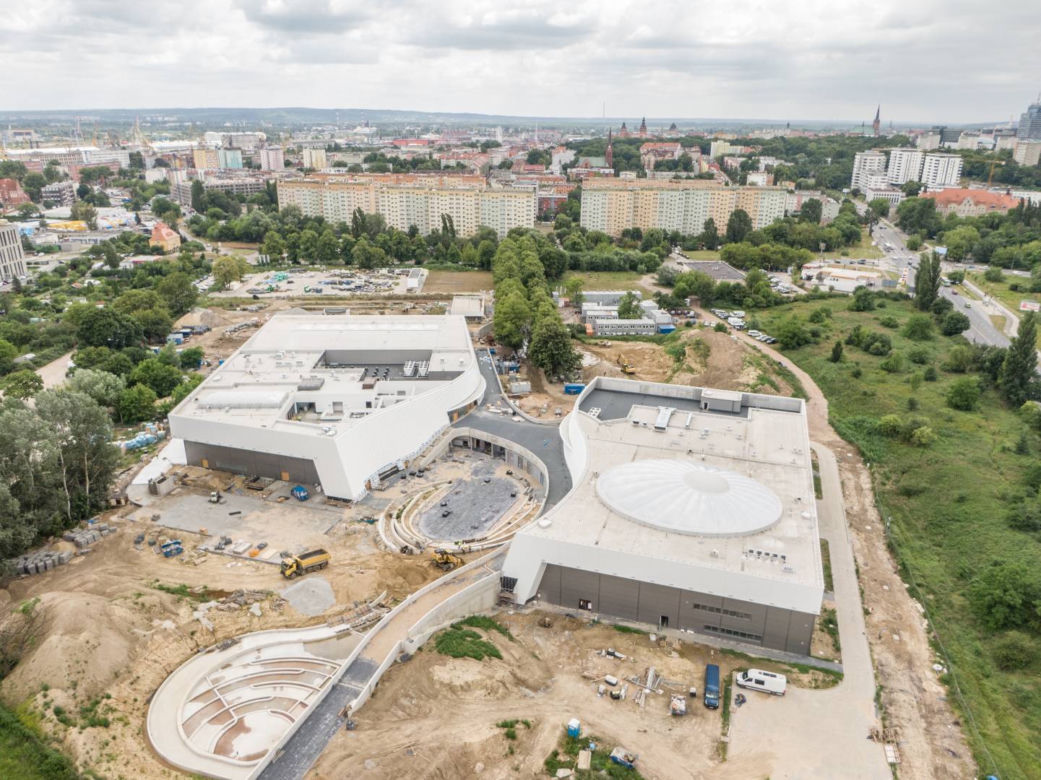 Budowa Fabryki Wody w Szczecinie - lipiec 2022