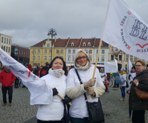 Pikieta medyków w Bydgoszczy