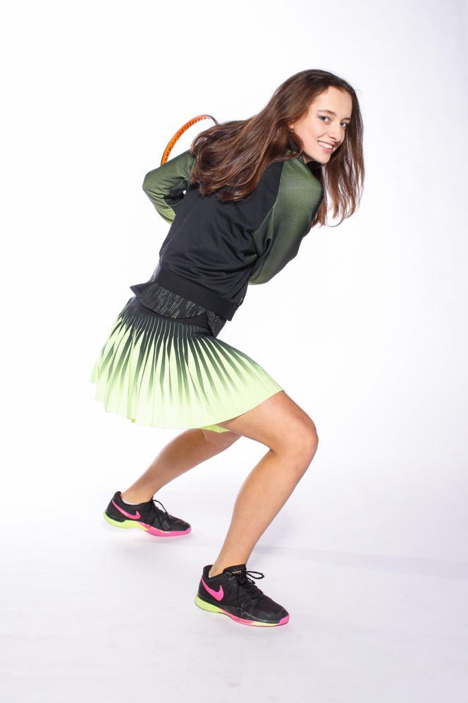 Iga Świątek jako 15-latka