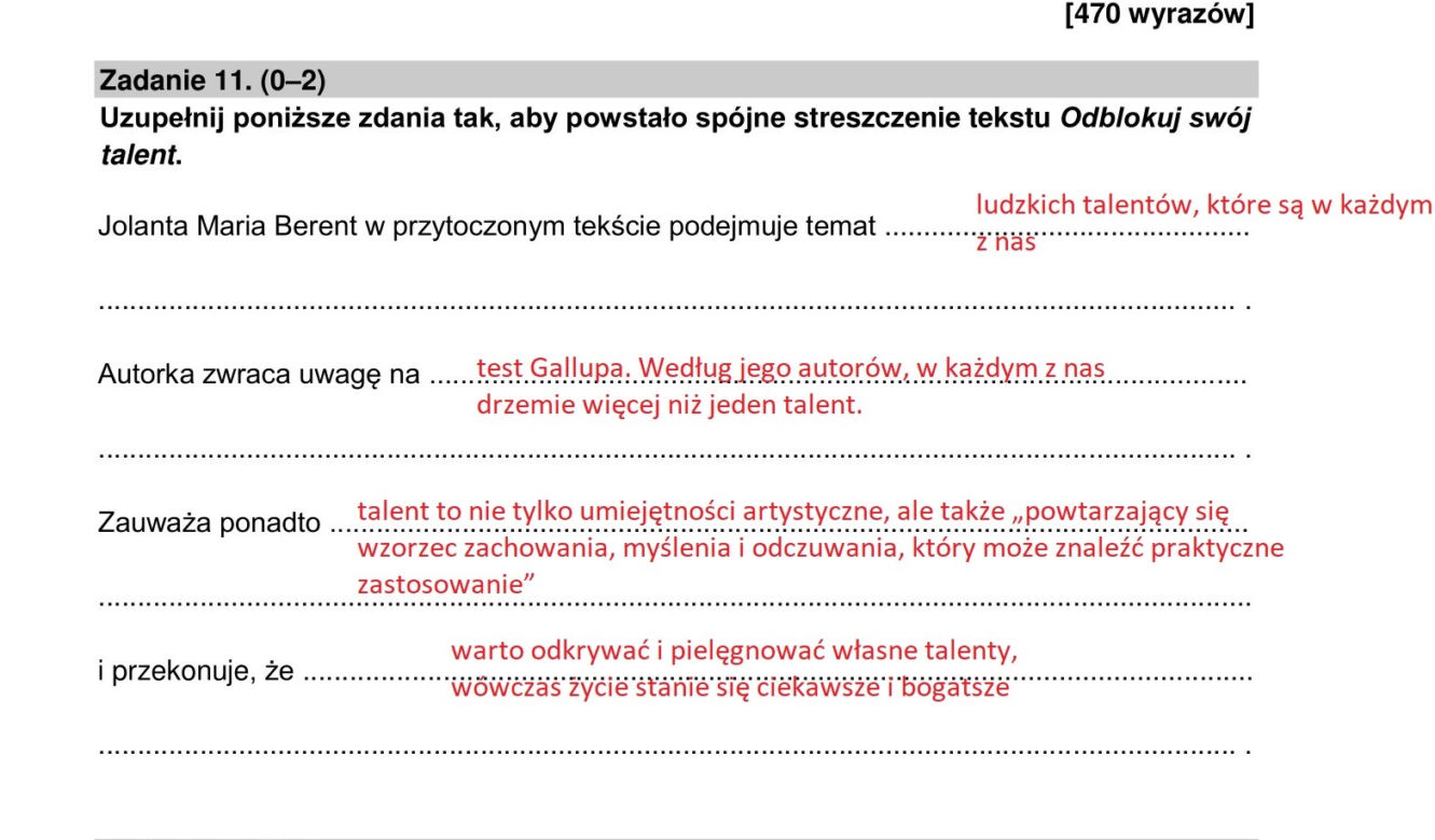 Uwaga! Są to sugerowane odpowiedzi naszego eksperta, które mogą być błędne!