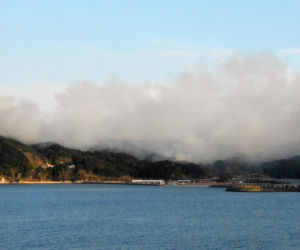 Pożary w Japonii w Prefekturze Iwate