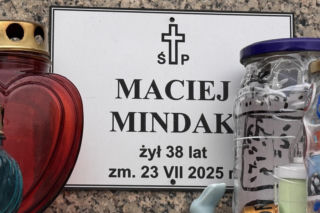 Tak dziś wygląda grób Macieja Mindaka