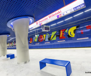 Stacja Dworzec Wileński. Centralny odcinek II linii metra w Warszawie