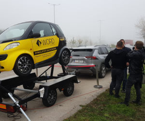 Rozbłyśnij rozsądkiem - załóż odblask - akcja policji w powiecie toruńskim
