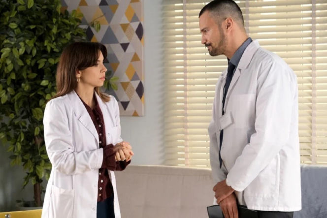 M jak miłość odc. 1919. Aneta (Ilona Janyst), Aleksander Sowiński (Mikołaj Krawczyk)