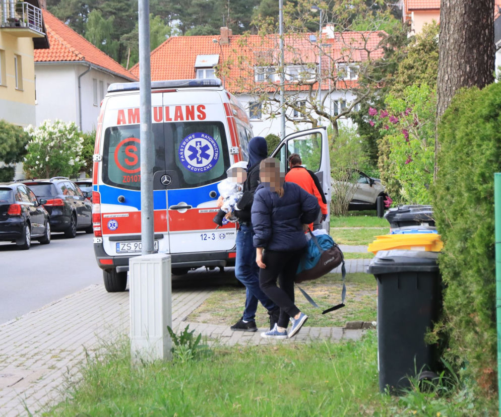 Poparzone dziecko w Świnoujściu
