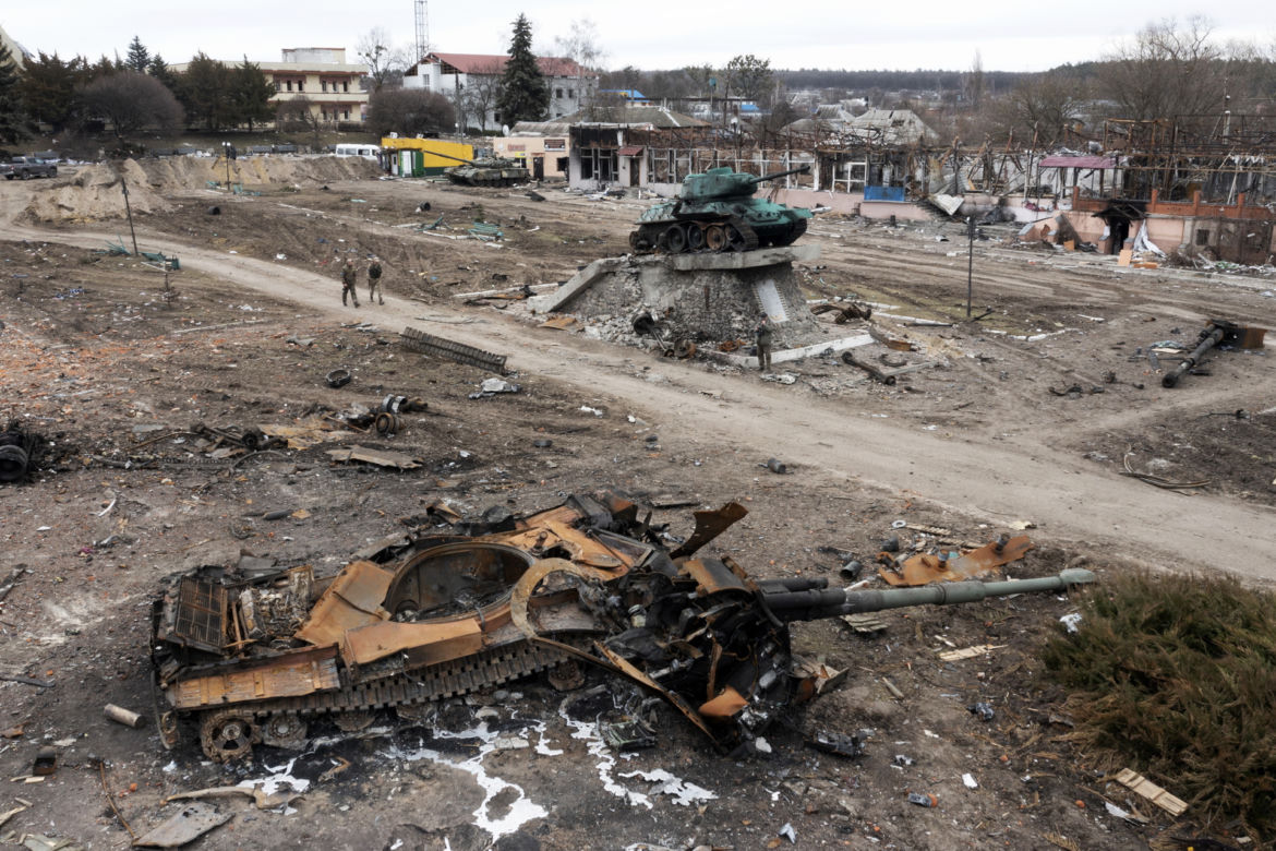 Ukraina. Zniszczenia wojenne i ofiary wsród żołnierzy rosyjskich