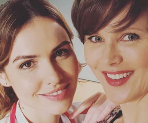 Na dobre i na złe. Hania Sikorka (Marta Żmuda-Trzebiatowska), Lucyna (Anna Samusionek)
