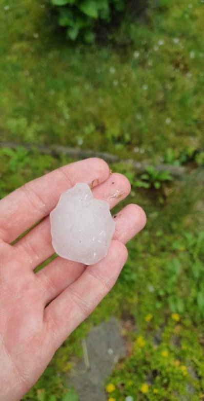 Trąba powietrzna nad Sądecczyzną  