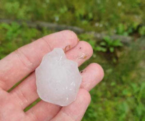 Trąba powietrzna nad Sądecczyzną  