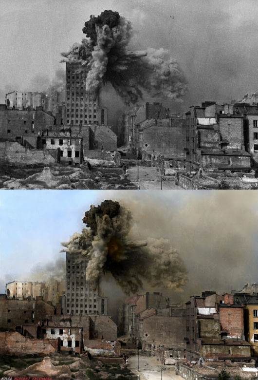 Powstanie Warszawskie 1944r. Koloryzacja fotografii powstańczej