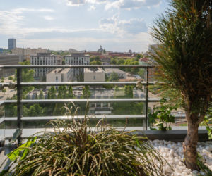 Damrota Garden - apartamentowiec w Katowicach z drzewami na fasadzie i dachu - czerwiec 2026