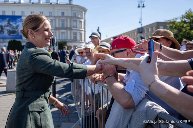 Święto Wojska Polskiego. Marta Nawrocka.