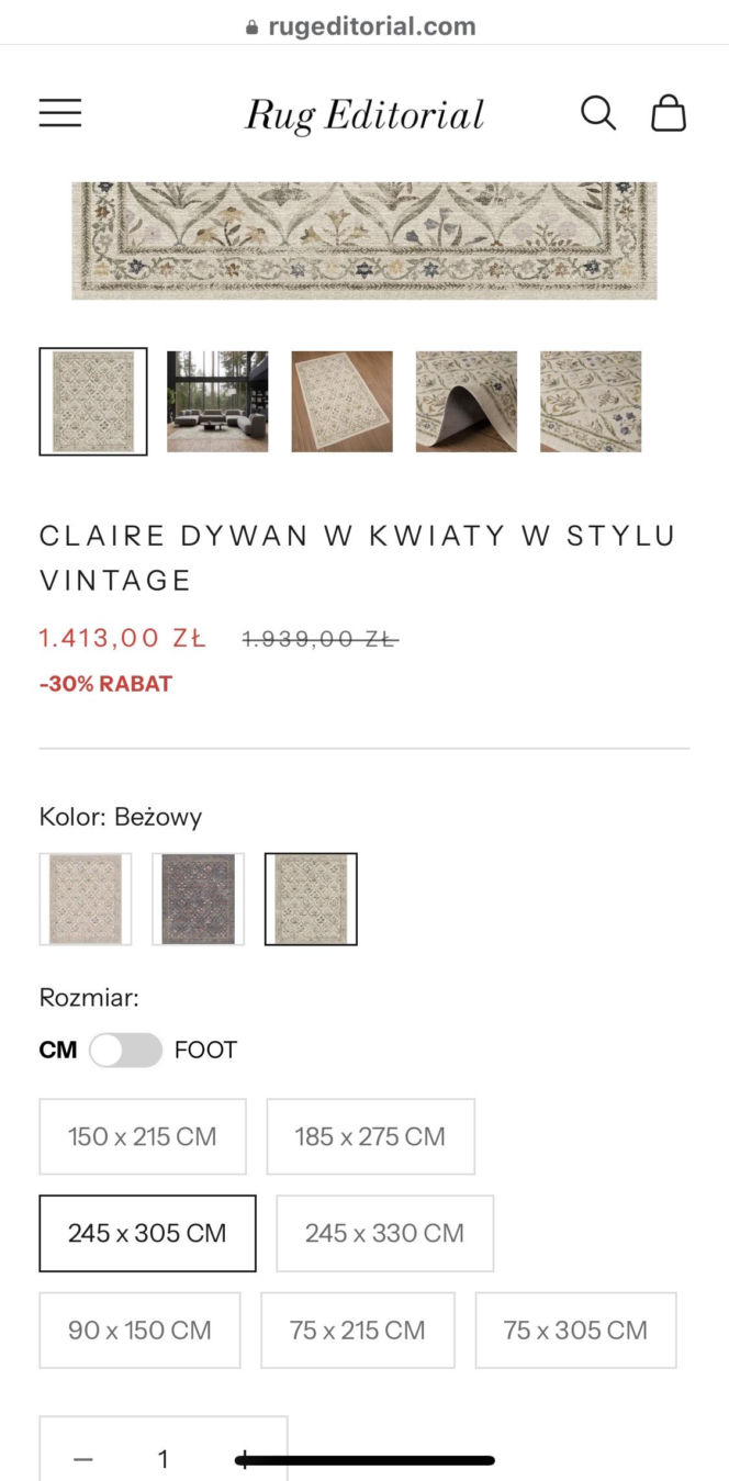 RugEditorial - dywan