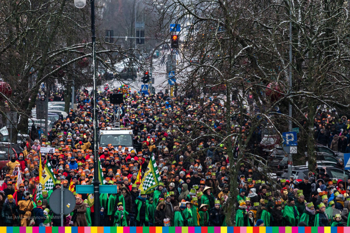 Białystok. Orszak Trzech Króli 2020 rok