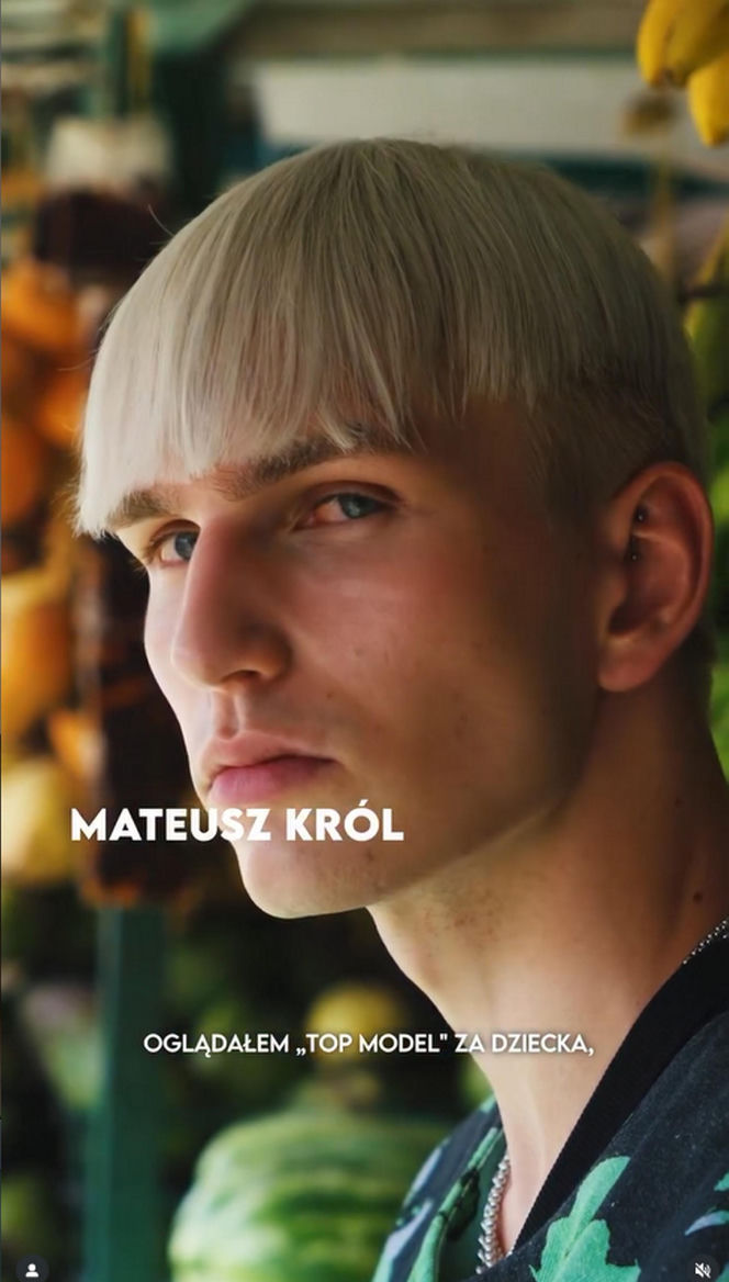 Mateusz Król z "Top Model"