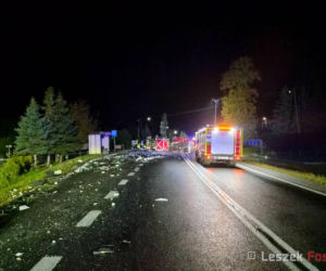 Dramat o świcie na DK9! Zderzyły się dwie ciężarówki, nie żyje kierowca