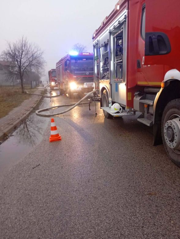 Strażacy z Łukowa i powiatu Łukowskiego mieli w weekend sporo pracy