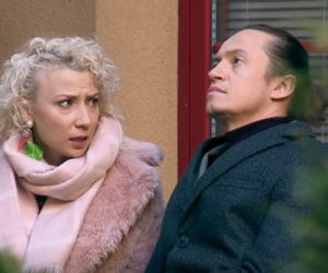 Na Wspólnej odc. 3410: Emil (Piotr Ligienza), Beata (Katarzyna Ptasińska) 