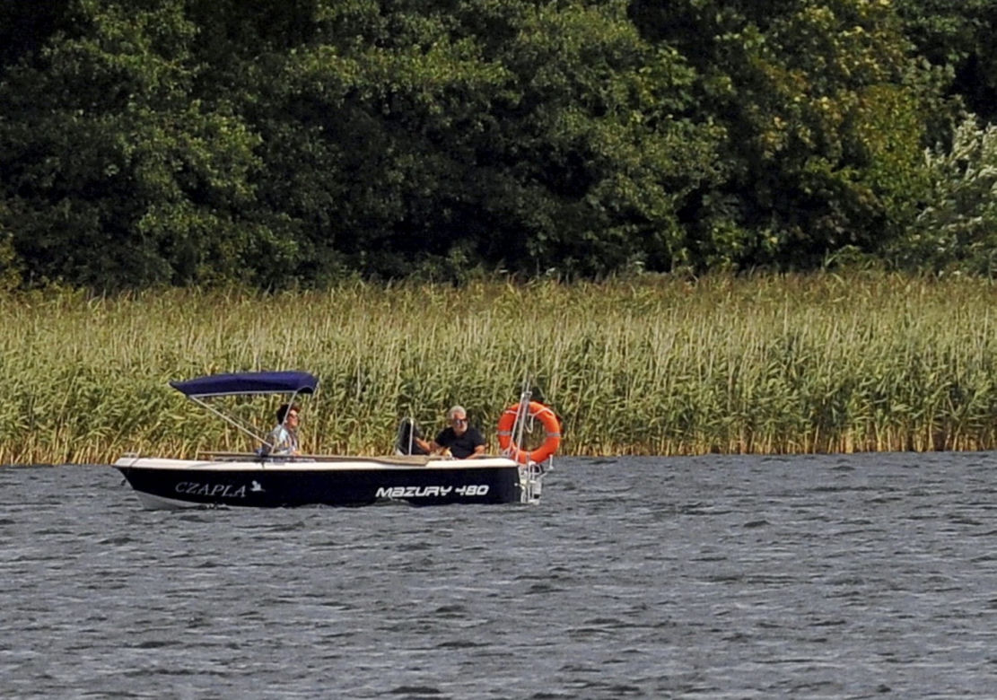 Jolanta i Aleksander Kwaśniewscy zaszyli się na Mazurach