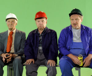 Roman Kłosowski, Andrzej Grabowski, Andrzej Kopiczyński w serialu Świat według Kiepskich