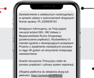 Fałszywe mandaty z autostrady A4! Klikniesz i stracisz pieniądze