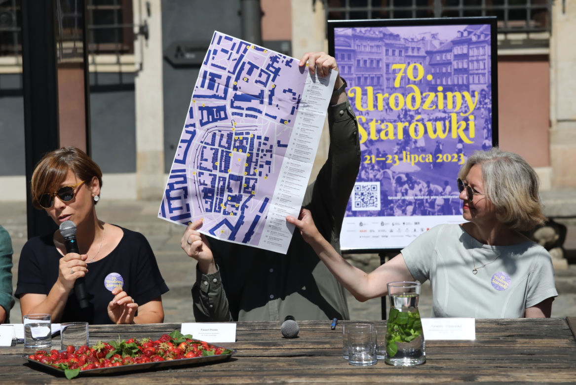 70. Urodziny Starówki w Warszawie - konferencja prasowa