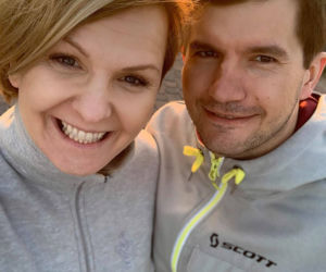 Otylia Jędrzejczak i Paweł Przybyła