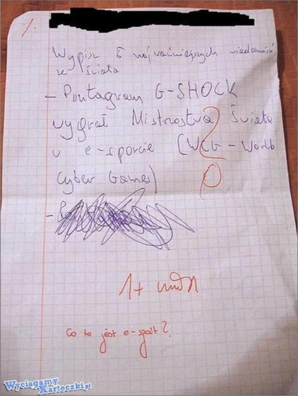 Hity z kartkówek i sprawdzianów. Tak uczniowie walczą o oceny na koniec roku szkolnego [GALERIA]