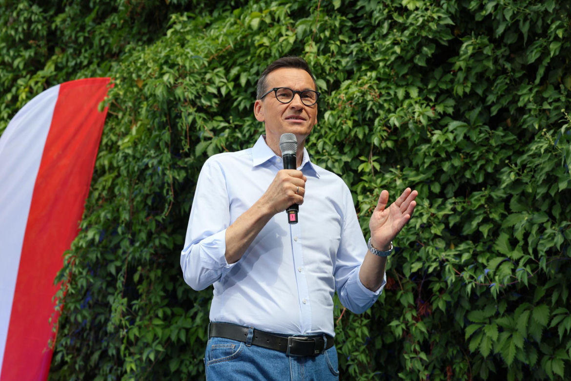 Tak grillował Morawiecki