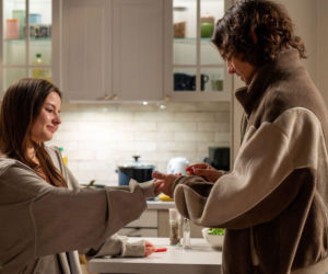 Barwy szczęścia, odcinek 3357. Romeo (Jacek Tyszkiewicz), Ewa (Gabriela Ziembicka)