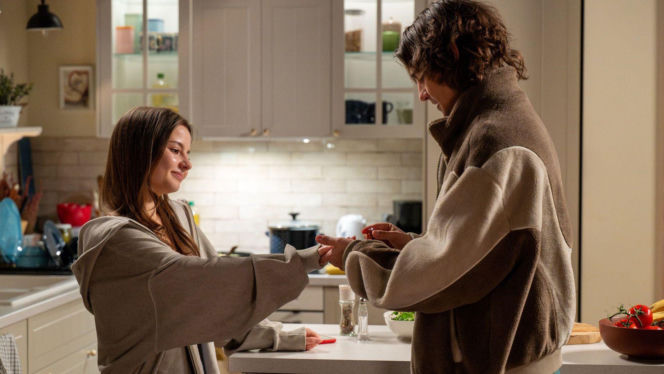 Barwy szczęścia, odcinek 3357. Romeo (Jacek Tyszkiewicz), Ewa (Gabriela Ziembicka)