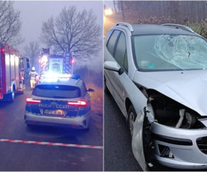 Koszmar na drodze! 54-latka nie miała szans w zderzeniu z autem