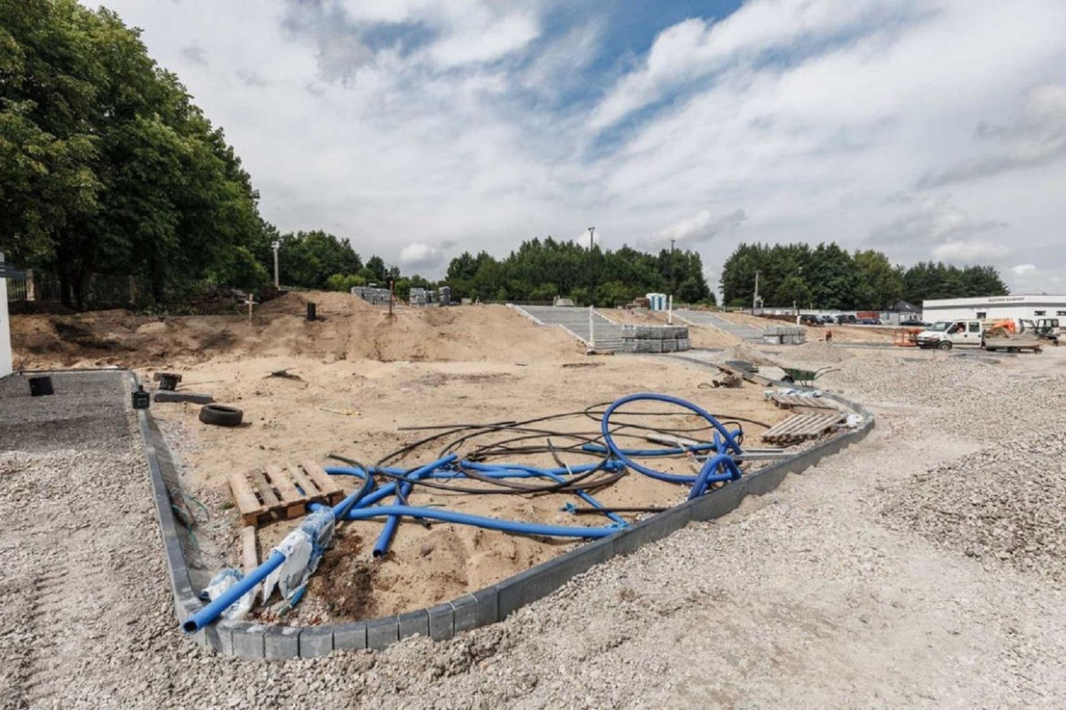 Remont stadionu Granatu w Skarżysku (lipiec 2026)