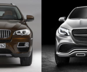 Mercedes-Benz Concept Coupe SUV kontra BMW X6