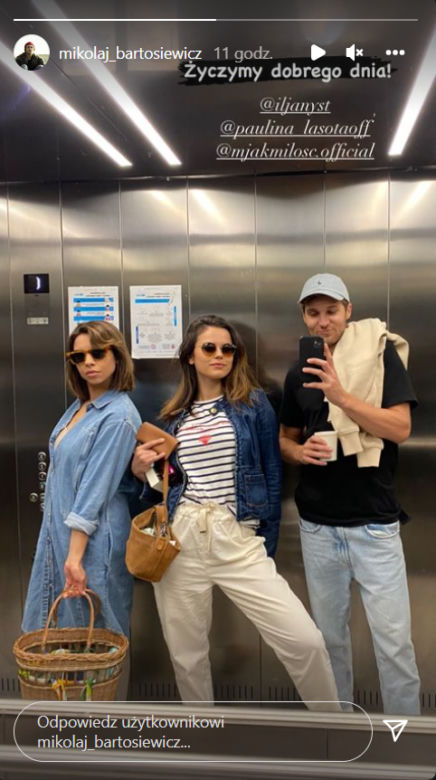 M jak miłość po wakacjach 20222: Aneta (Ilona Janyst), Kasia (Paulina Lasota), Arek Karnowski (Mikołaj Bartosiewicz)