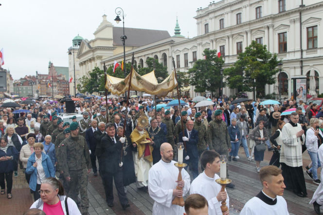Centralna procesja Bożego Ciała w Warszawie 2026
