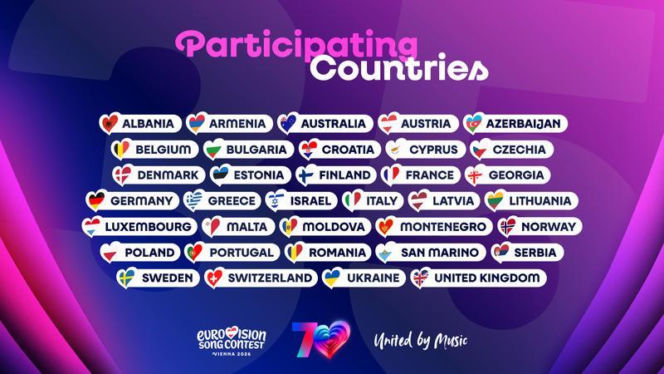 Eurowizja 2026 - lista krajów. Kto weźmie udział? To najmniejszy konkurs od 23 lat