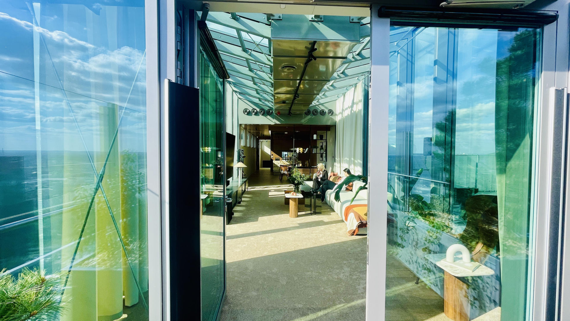 Taras widokowy na 36. piętrze wieżowca Atal Olimpijska w Katowicach