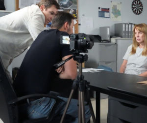 Barwy szczęścia odc. 3318 Agnieszka (Katarzyna Tlałka), Marcin Kodur (Oskar Stoczyński), Majak (Łukasz Borkowski)