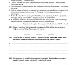 Matura 2022: WOS rozszerzony. Arkusze CKE, zadania, pytania. Poziom rozszerzony	
