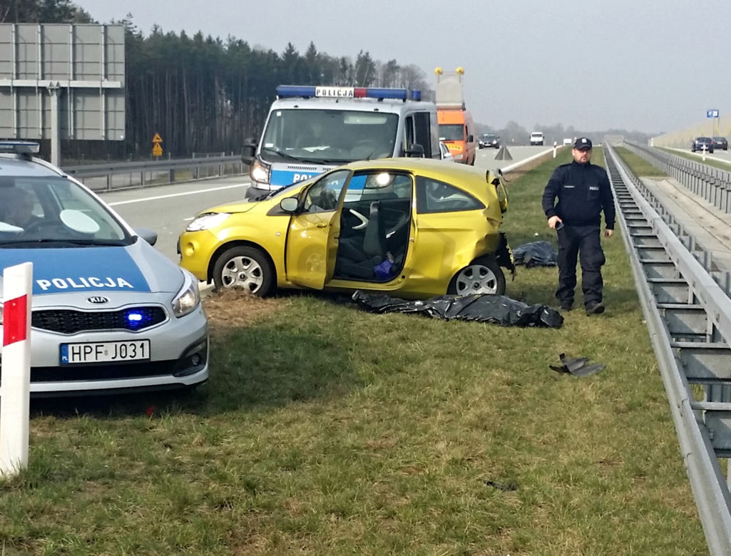 Wypadek na trasie S8 pod Tuszynem